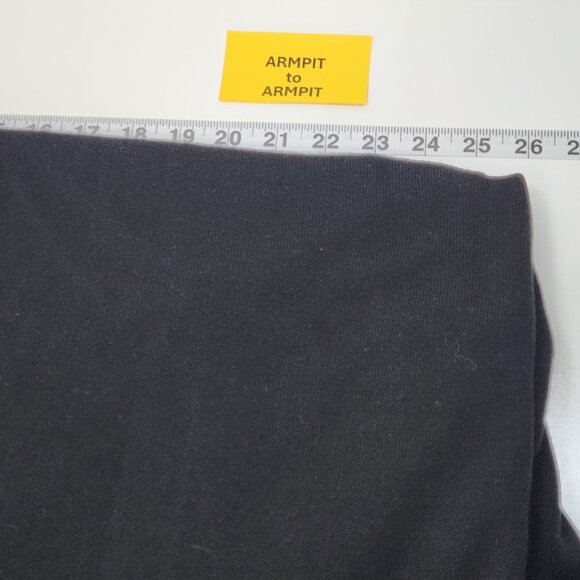 Quacker Factory Beaded Sweater Womens 2X Black Plus Rhinestone Stretch Top MM03X - Picture 7 of 8